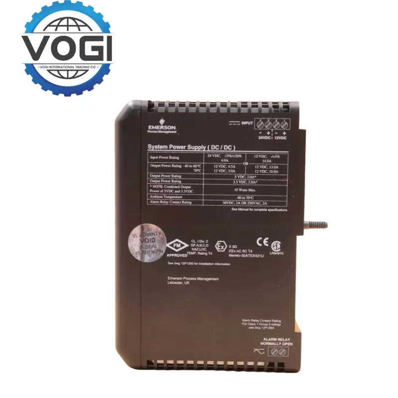 Emerson VE5008 KJ1501X1-BC1 12P2186X022 DC/DC System Power Supply
