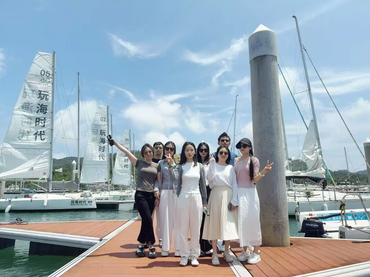 Team building at Xunliaowan, Huizhou on April 19, 2025