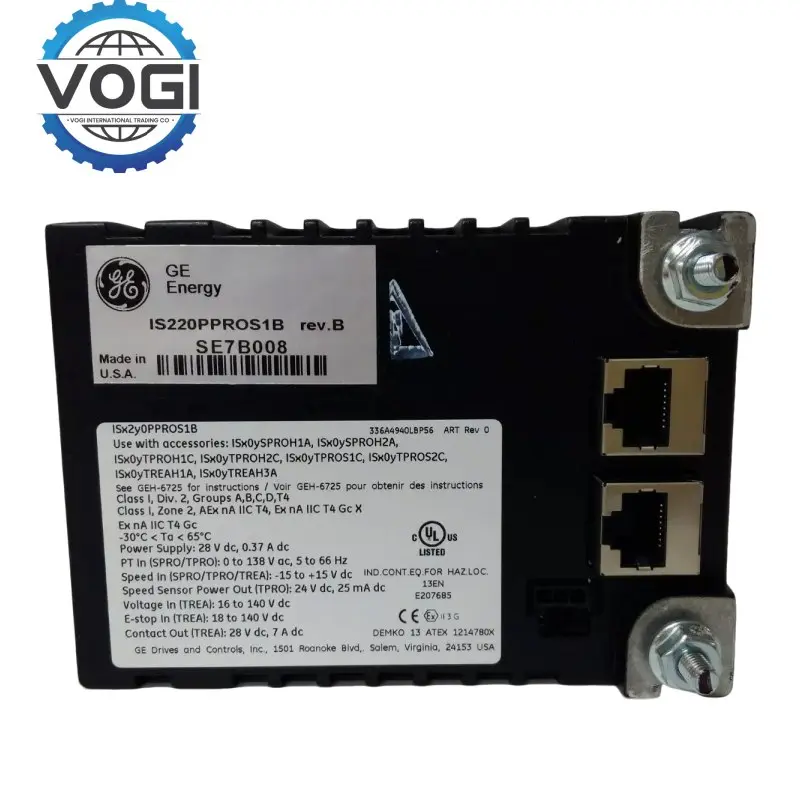 GE IS220PPROS1B Backup Turbine Protection Modules