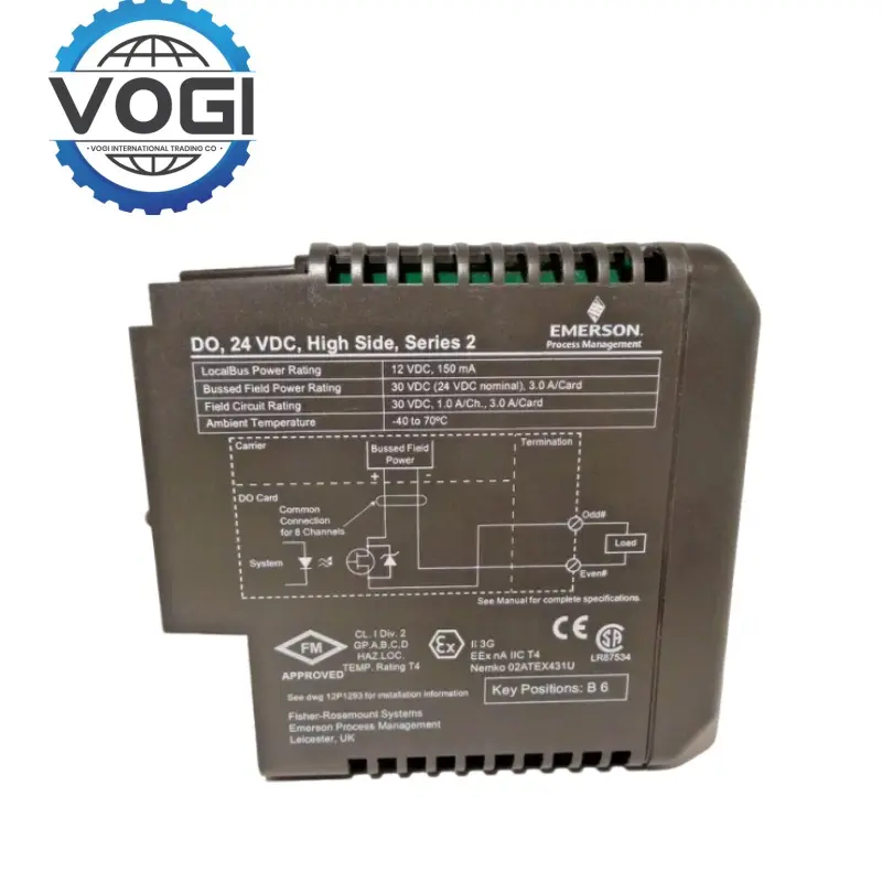 Emerson VE4002S1T2B2 KJ3202X1-BA1 12P2536X062 Discrete Output Card