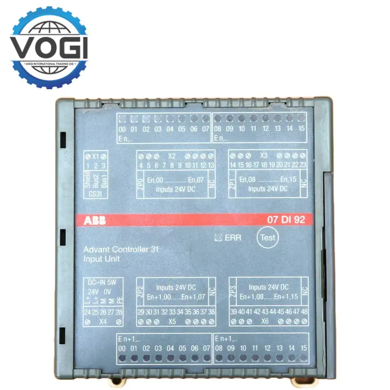 ABB 07DI92 GJR5252400R0101 Digital I/O module