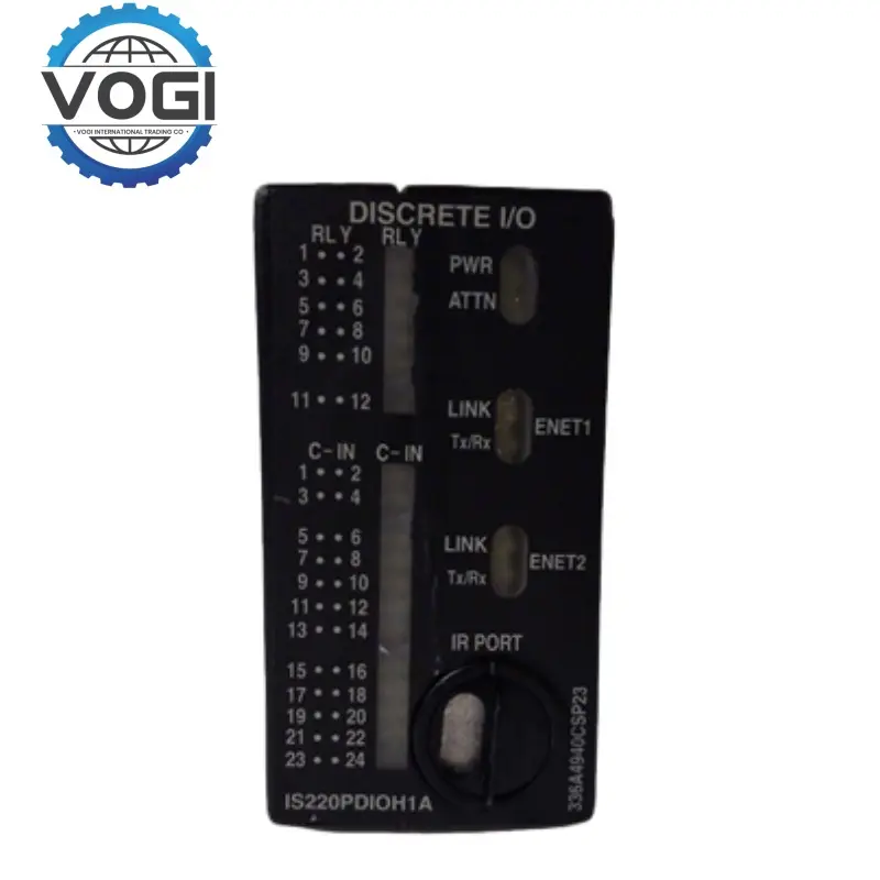 GE IS220PIOAH1A Discrete Contact Input/Output Terminal Board