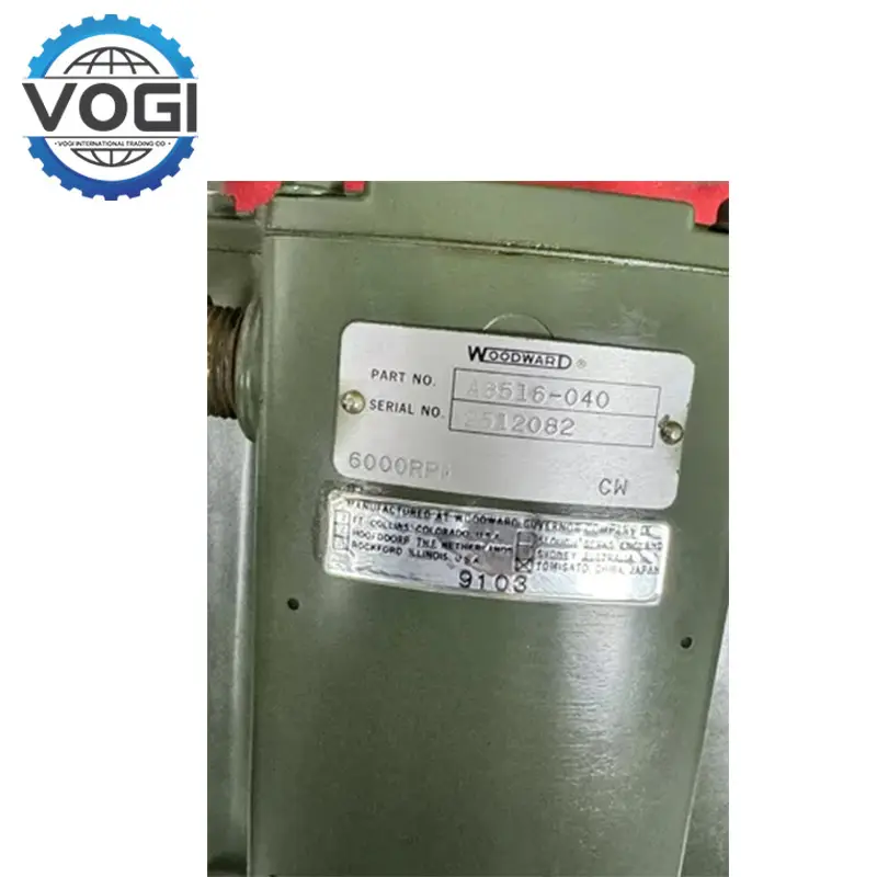 Woodward A8516-040  Mechanical Governors for Steam Turbines