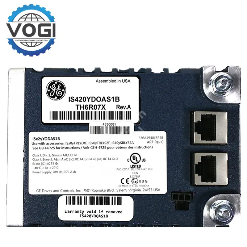 GE IS420YDOAS1B Discrete Output Module