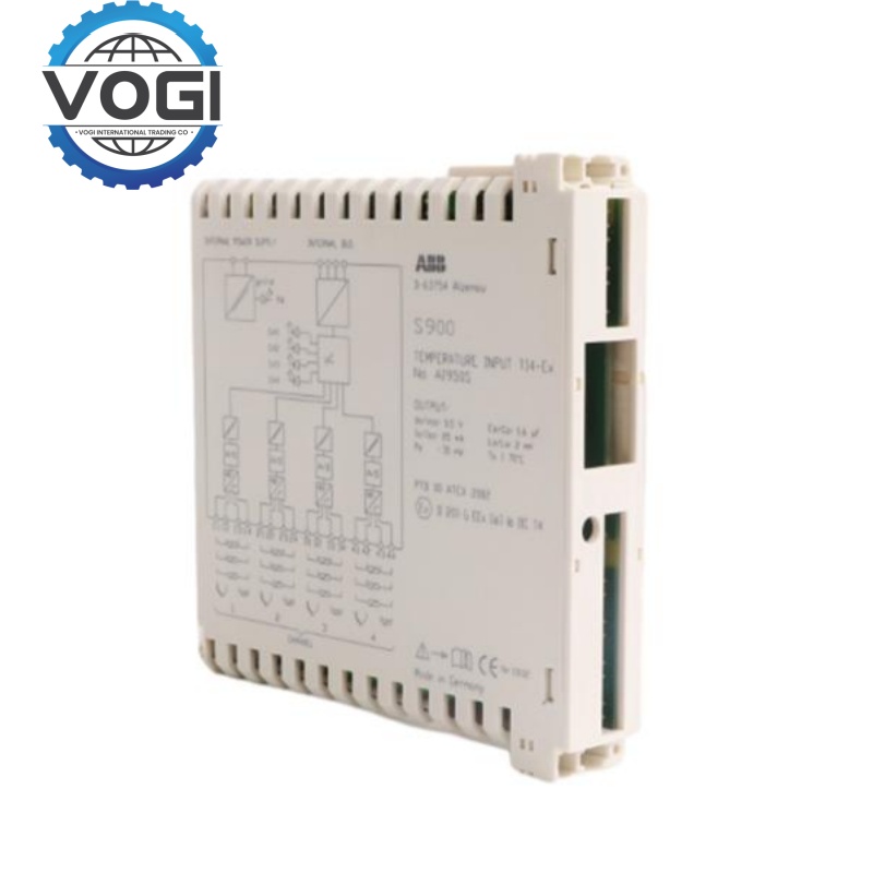 ABB AI950S 3KDE175521L9500 Temperature Input Module (TI4-Ex) 