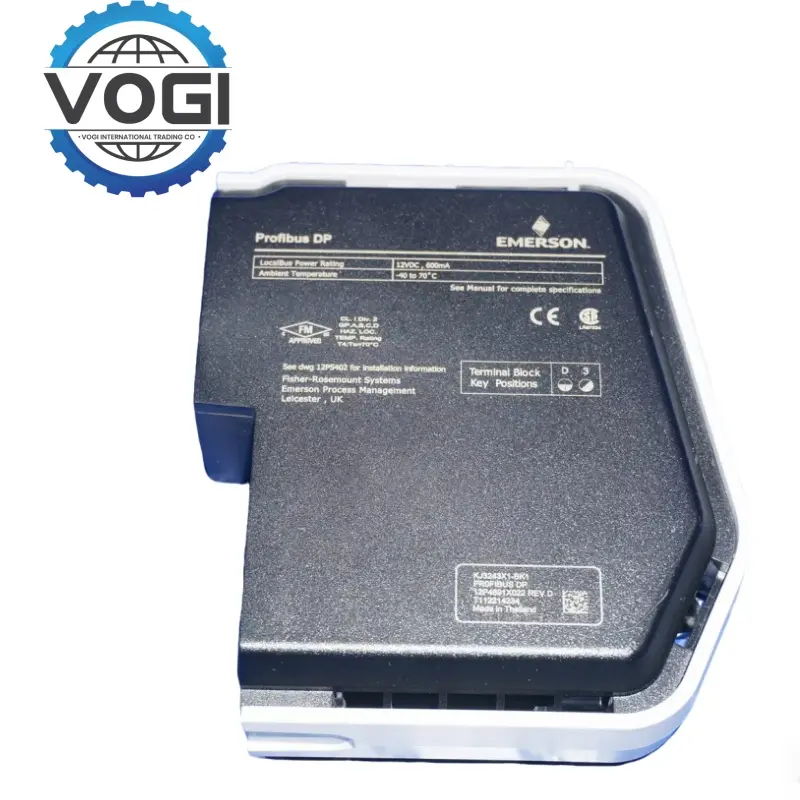 Emerson SE4022 KJ3243X1-BK1 12P4691X022 Profibus DP Interface Module